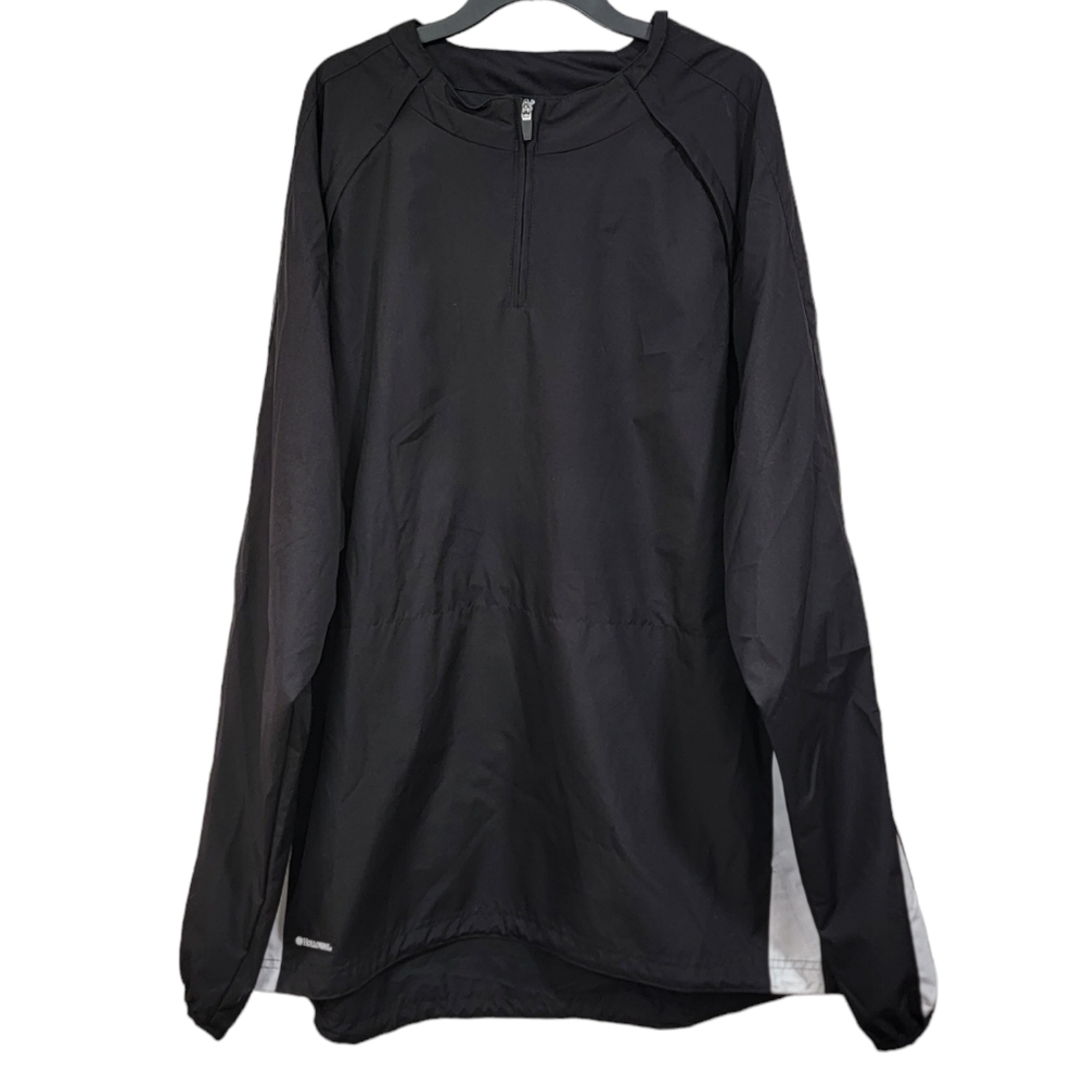 Holloway Black & White Water Resistant Convertible Golf Pullover Men's NWT XL